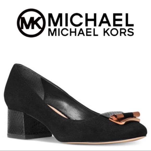Michael Kors Shoes - New!  Michael Kors Gloria mid block pump
